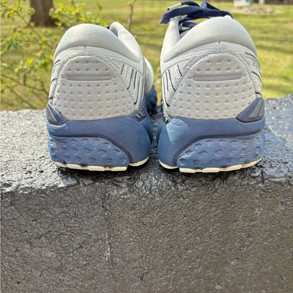 Brooks Adrenaline 19 Gray and Navy Running Shoes Men’s Size 11D - Picture 7 of 8